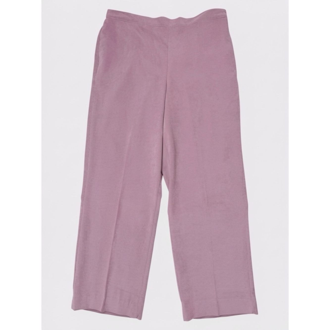 Other Alfred Dunner Sleek Corduroy Pull-on Pink Pants Size 14 Size 36" / US 14 / IT 50 - 2 Thumbnail