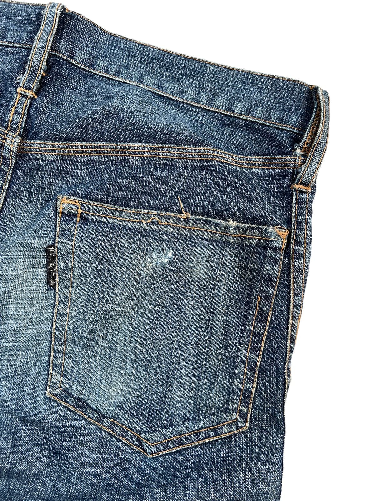 CABANE de ZUCCa × Issey Miyake × Zucca 1990 Cabane de Zucca Zipper Distressed Denim Size US 33 - 12 Thumbnail