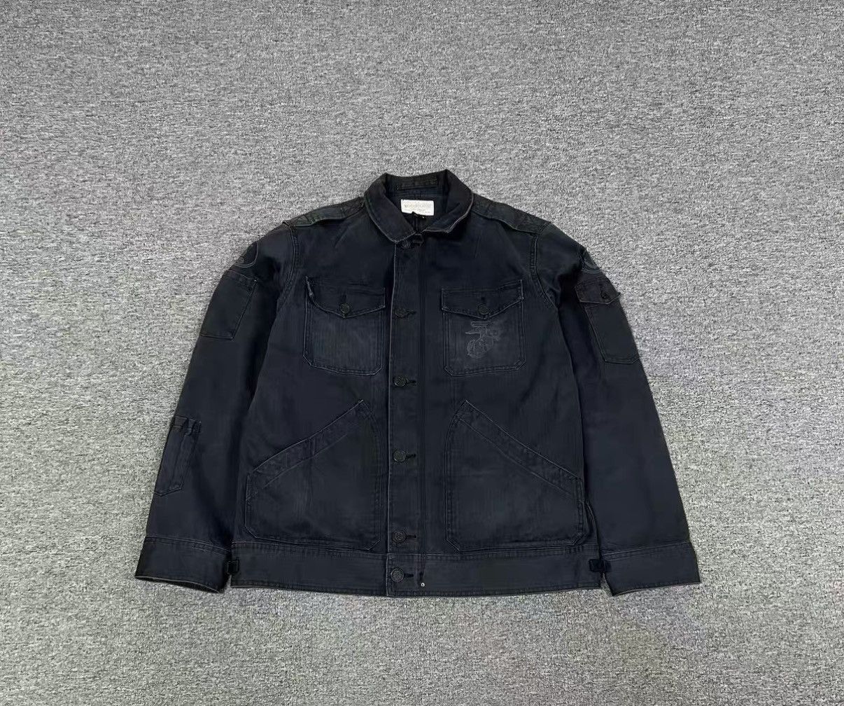 Neighborhood Neighborhood Embroidered Logo Shirt Jacket J16 Size US XL / EU 56 / 4 - 1 Thumbnail