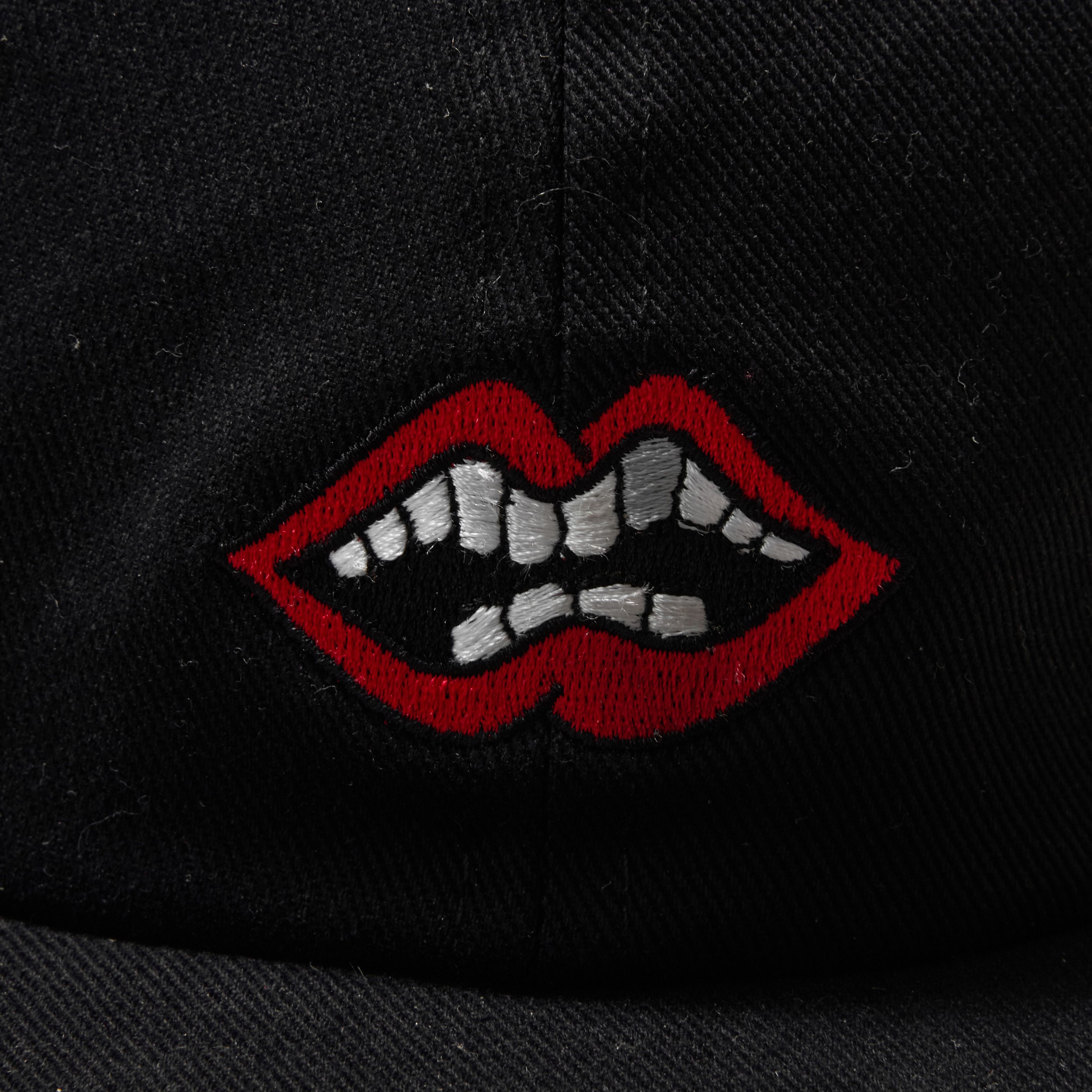 Chrome Hearts CHROME HEARTS Matty Boy Chomper Leather Strapback Hat BLACK Size ONE SIZE - 5 Thumbnail