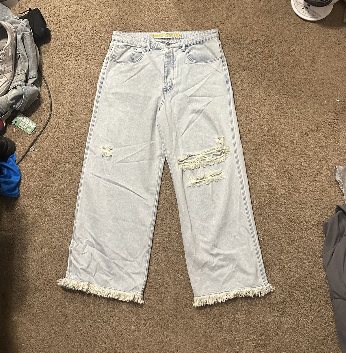 Drew House × Justin Bieber Drew House Ultra baggy jeans Size US 38 / EU 54 - 1 Thumbnail