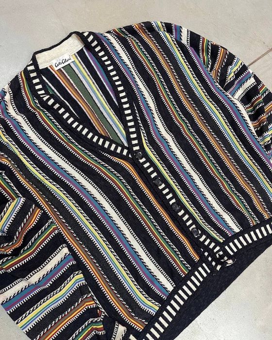 Vintage RARE Vintage Carlo Colucci Cardigan Sweater coogi style