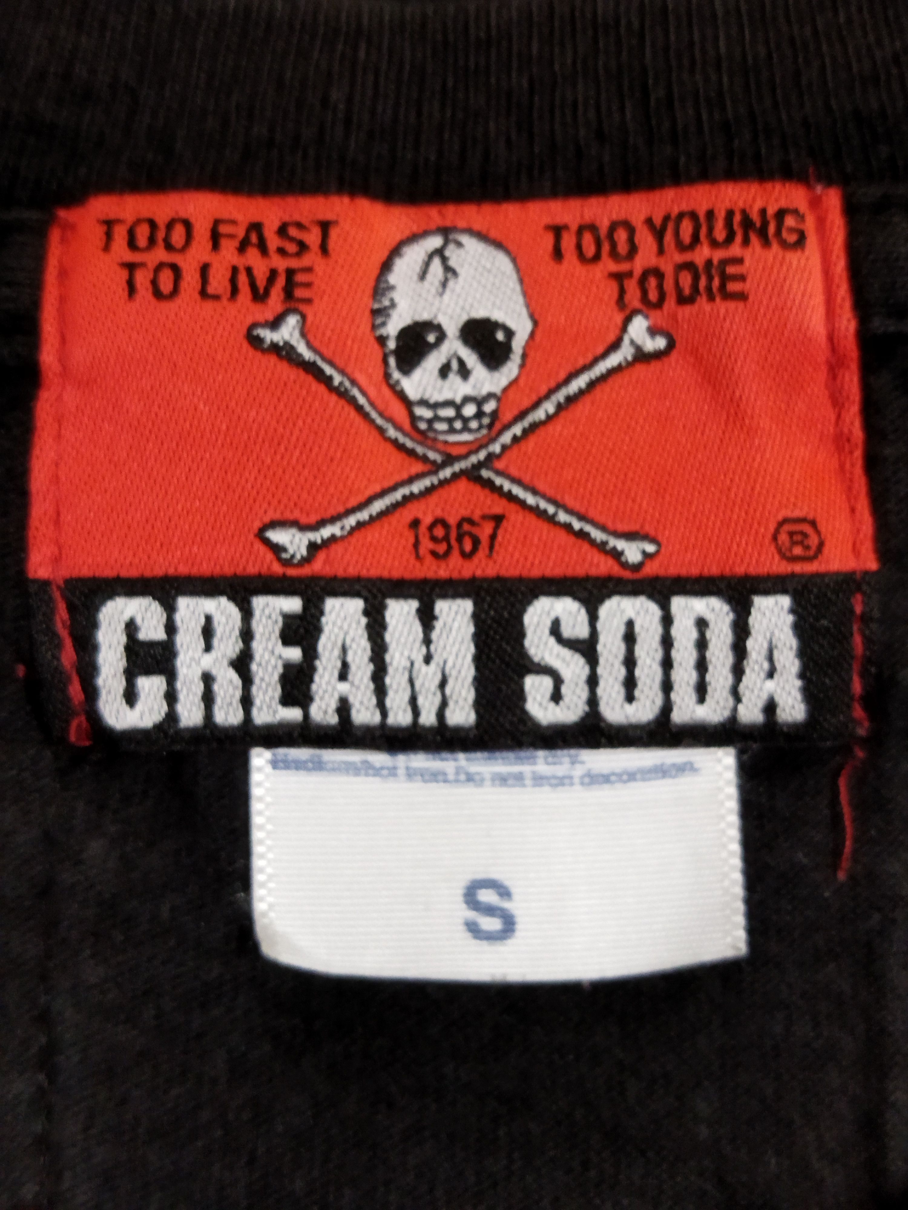 Japanese Brand Cream Soda Too Fast To Live Too Young To Die Tee Size US M / EU 48-50 / 2 - 4 Thumbnail