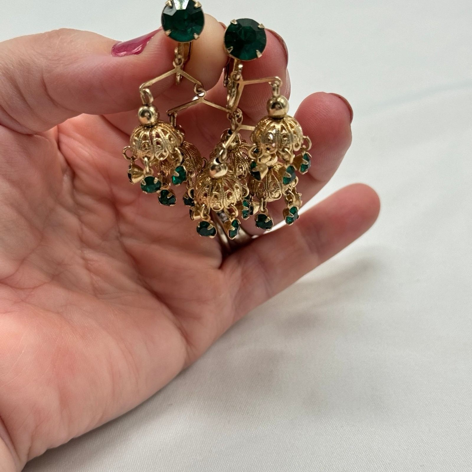 NBDN Nobrandedon Vintage crystal chandelier earrings Size ONE SIZE - 4 Thumbnail