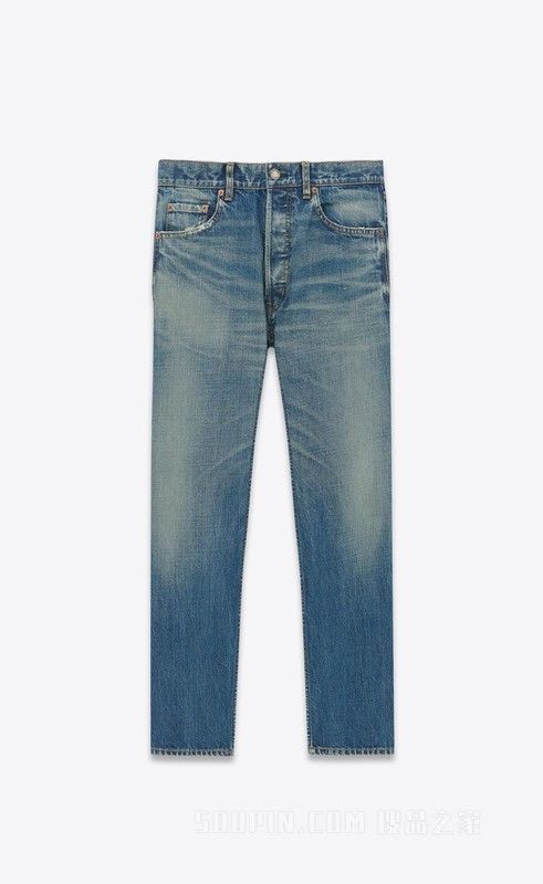 Saint Laurent Paris mick jeans in vintage blue Size US 29 - 1 Thumbnail