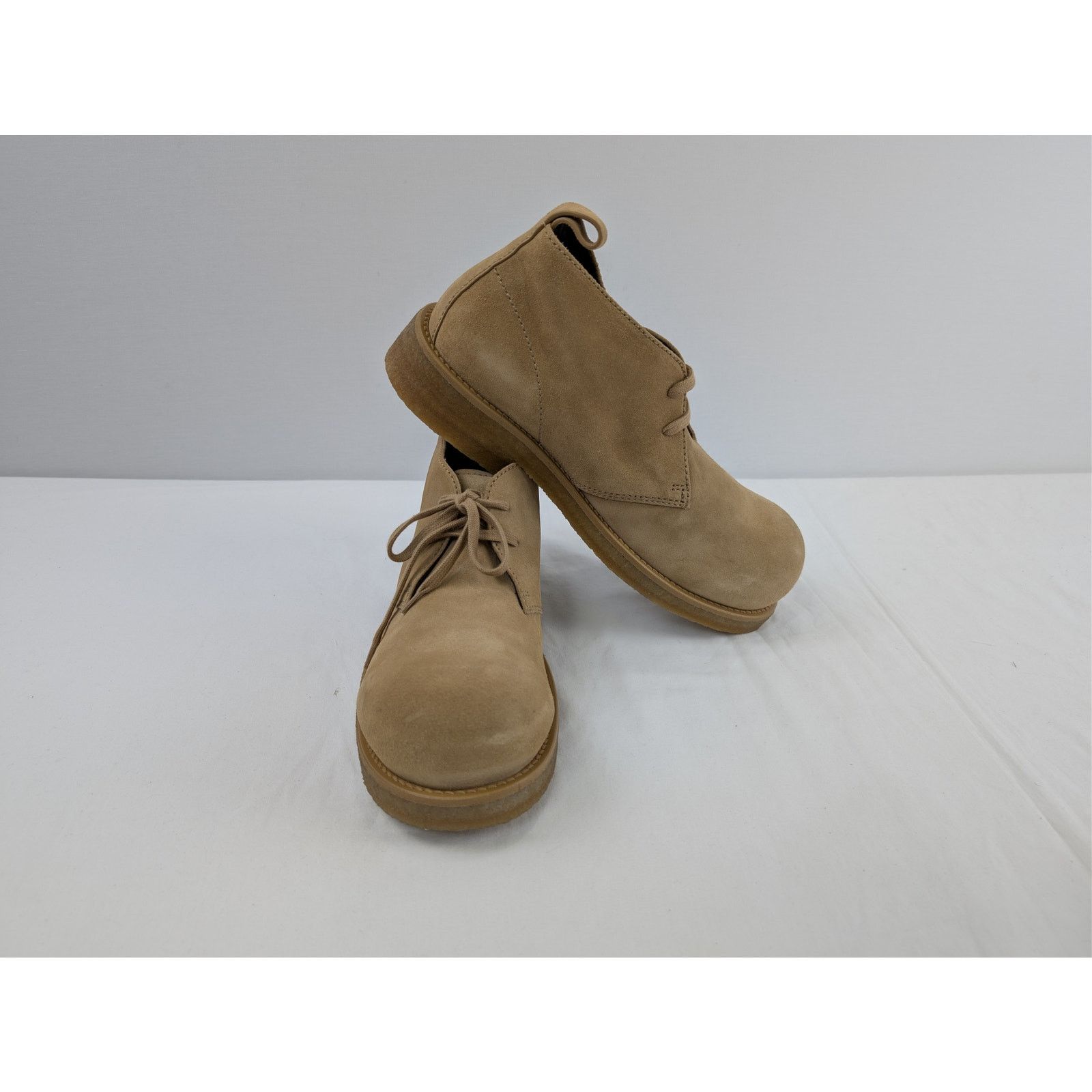 Bottega Veneta o1rshd1 Deep Nubuck Helium Ankle Boot in Camel Size US 12 / EU 45 - 11 Thumbnail