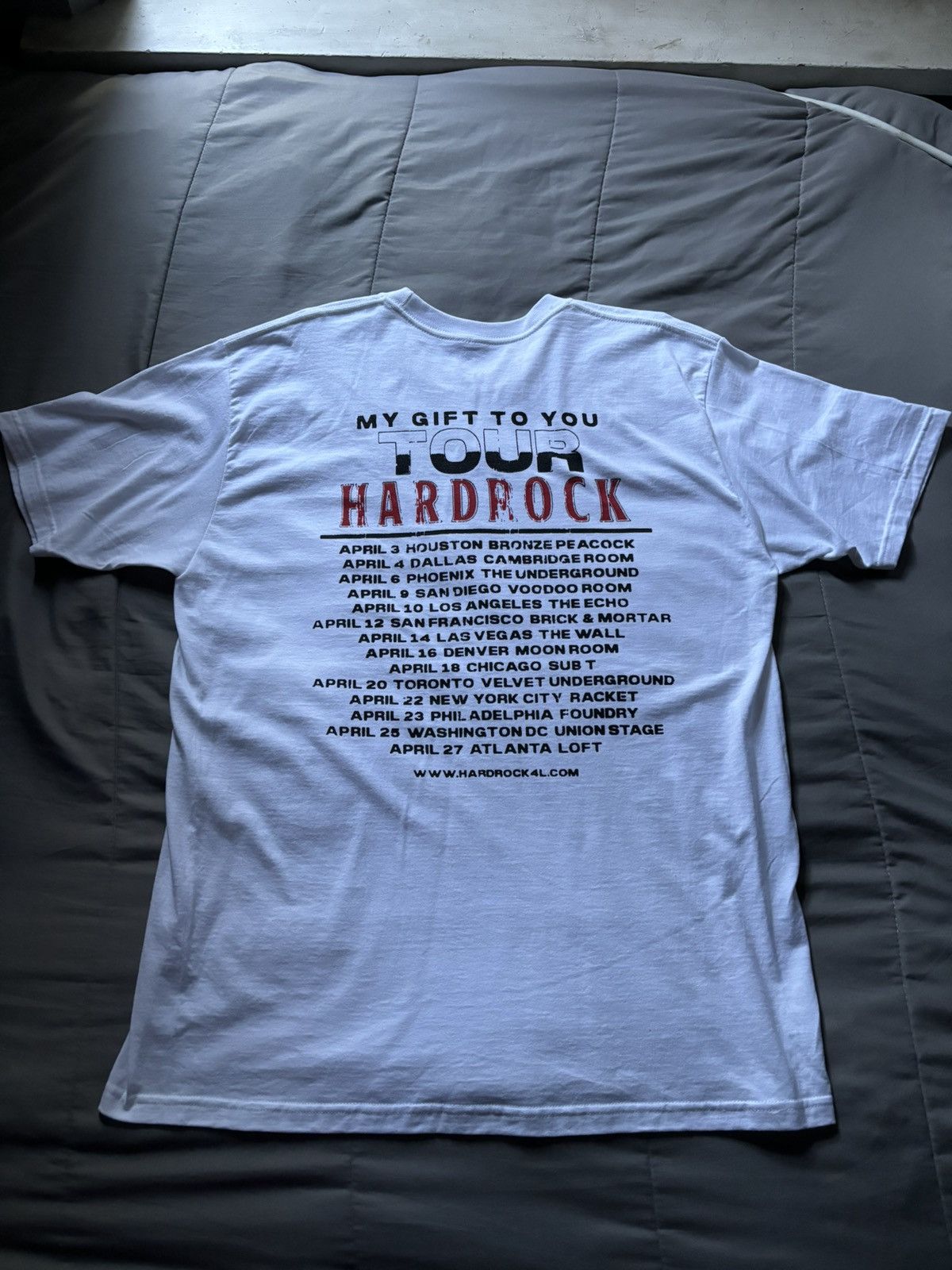 Hard Rock Cafe Hardrock MG2U Tour Tee Size US L / EU 52-54 / 3 - 2 Thumbnail