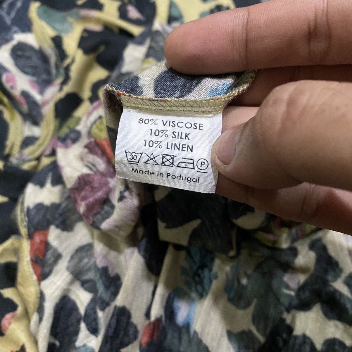Dries Van Noten Dries Van Noten SS14 Floral Dress Asymmetric Hem Size S / US 4 / IT 40 - 19 Thumbnail