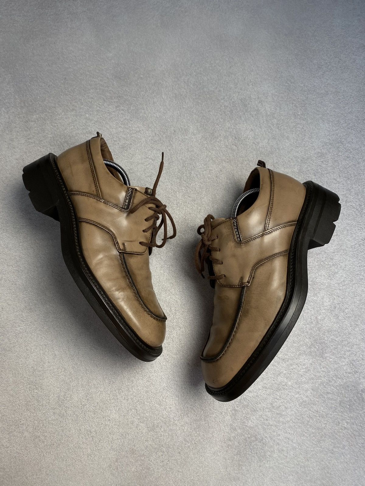 Dockers Dockers Vintage Chunky Leather Platform Boots avant garde Size US 10 / EU 43 - 3 Thumbnail