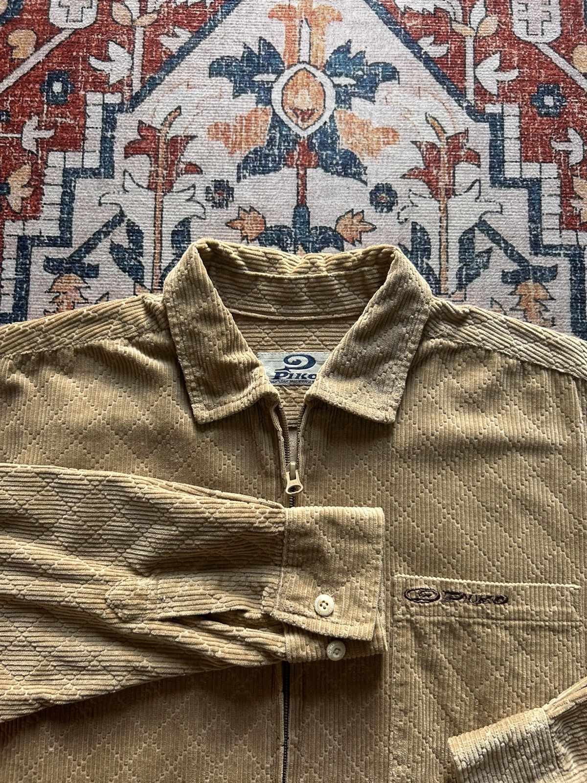 Vintage 90a Piko surf zipper shirt monogram Size US M / EU 48-50 / 2 - 5 Thumbnail