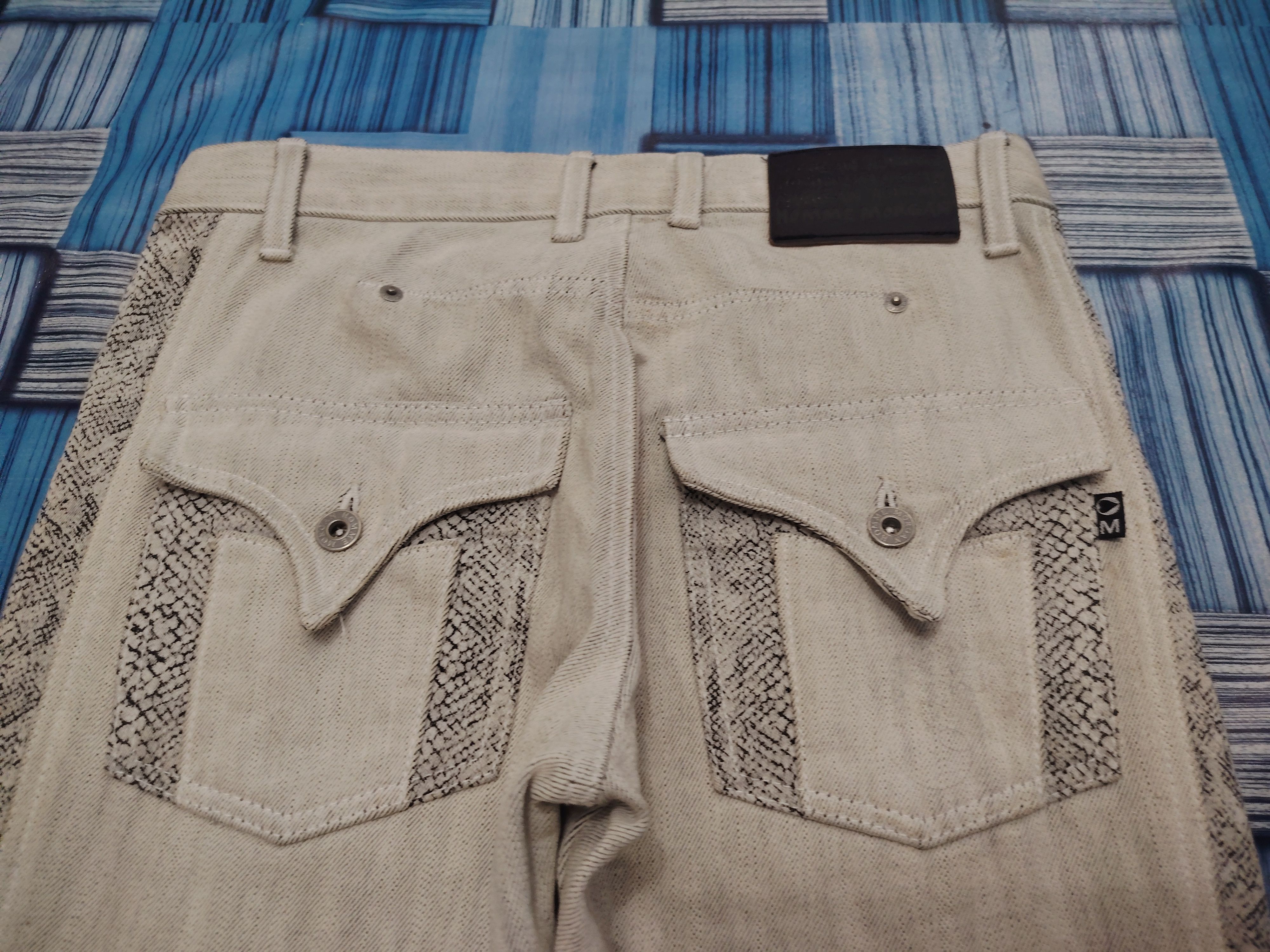 If Six Was Nine Japanese Morgan Homme Python Flared Jeans Bootcut Size US 30 / EU 46 - 12 Thumbnail