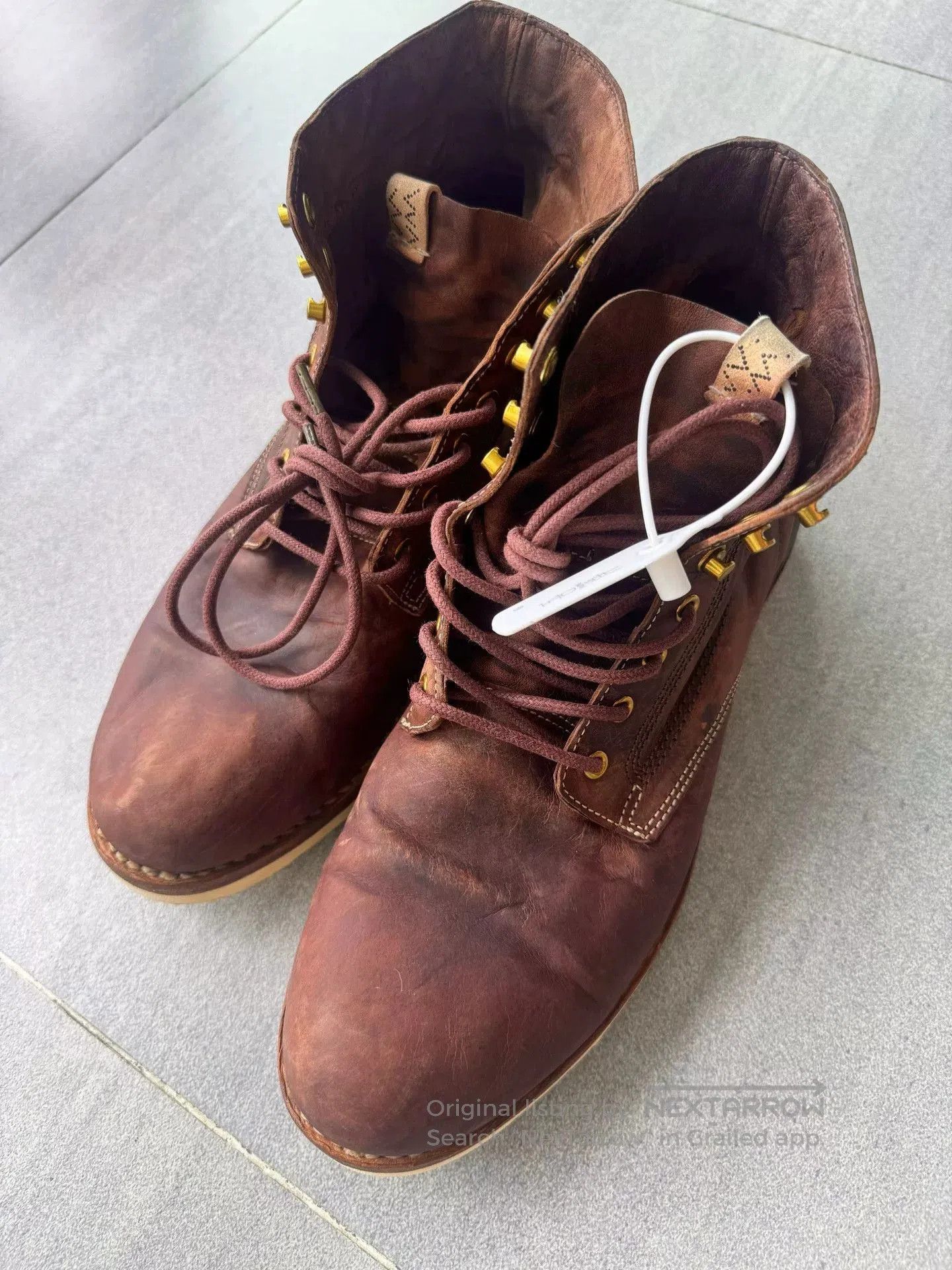 Visvim visvim virgil folk boots in orange. Size US 9 / EU 42 - 1 Thumbnail
