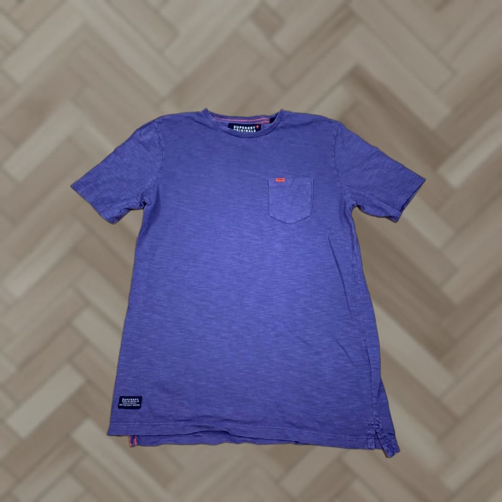 Superdry Super Dry Pocket T Shirt M Purple Short Sleeve Men Size US M / EU 48-50 / 2 - 1 Thumbnail