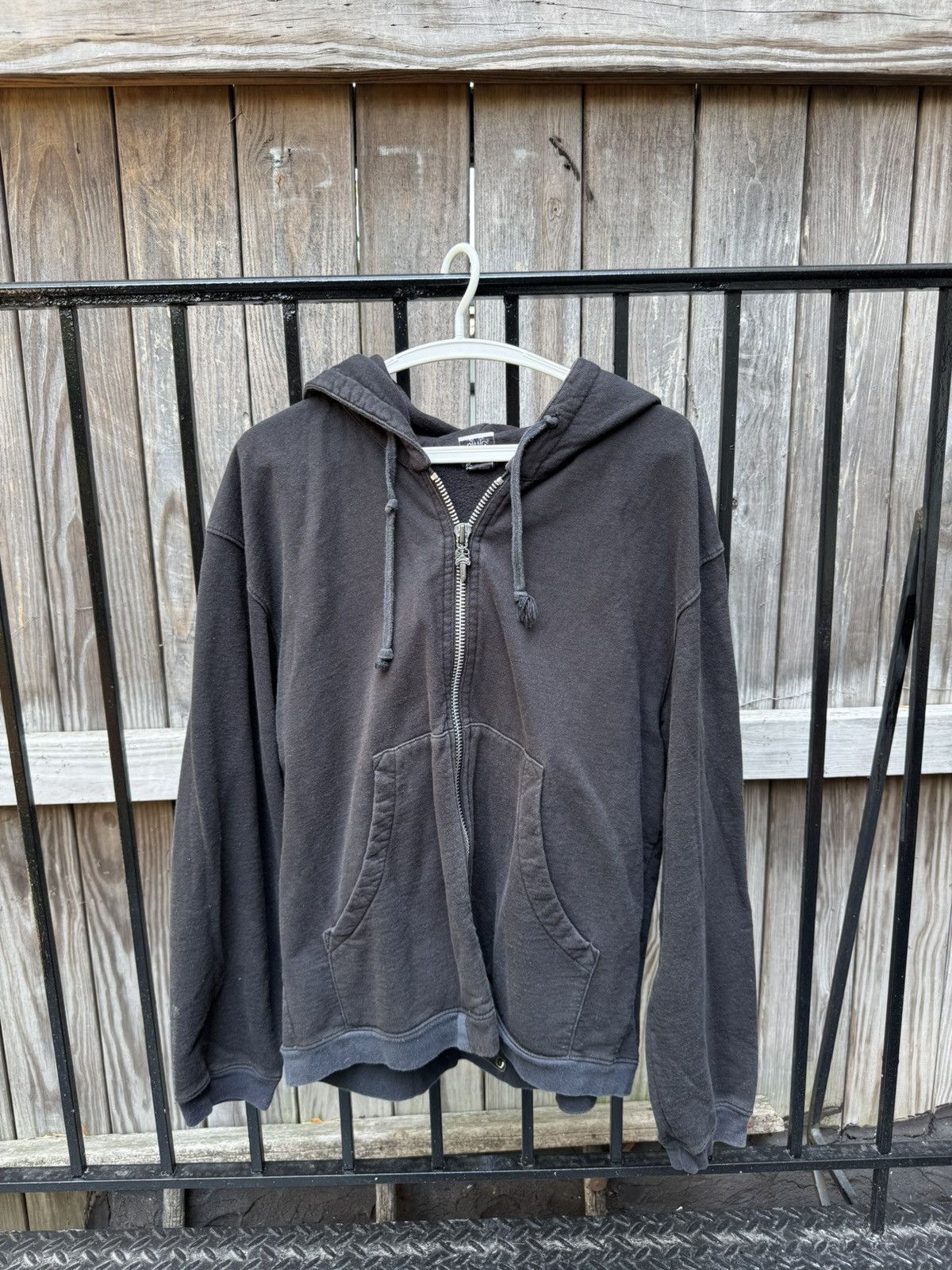 Chrome Hearts Vintage Chrome Hearts Leather Patch Horseshoe Zip up Hoodie Size US M / EU 48-50 / 2 - 2 Thumbnail