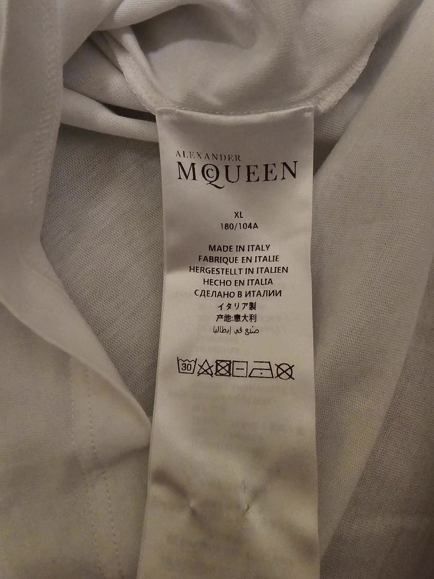 Alexander McQueen Alexander McQueen Mainline T-shirt, Q4 Size US XL / EU 56 / 4 - 5 Thumbnail