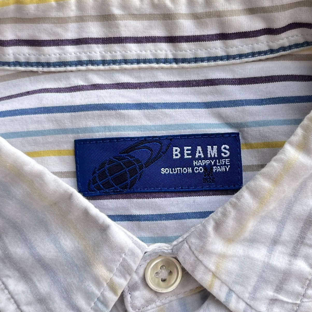 Beams Plus BEAMS JAPAN BUTTON LONG SLEEVE SHIRT STRIPES 2 LAYER Size US M / EU 48-50 / 2 - 6 Thumbnail
