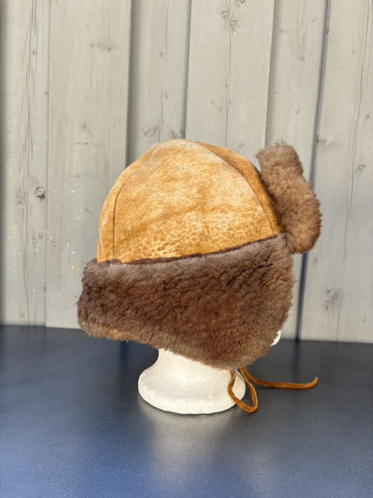Vintage Vintage Shearling Trapper Sheepskin Ushanka Aviator Hunting Size ONE SIZE - 13 Thumbnail