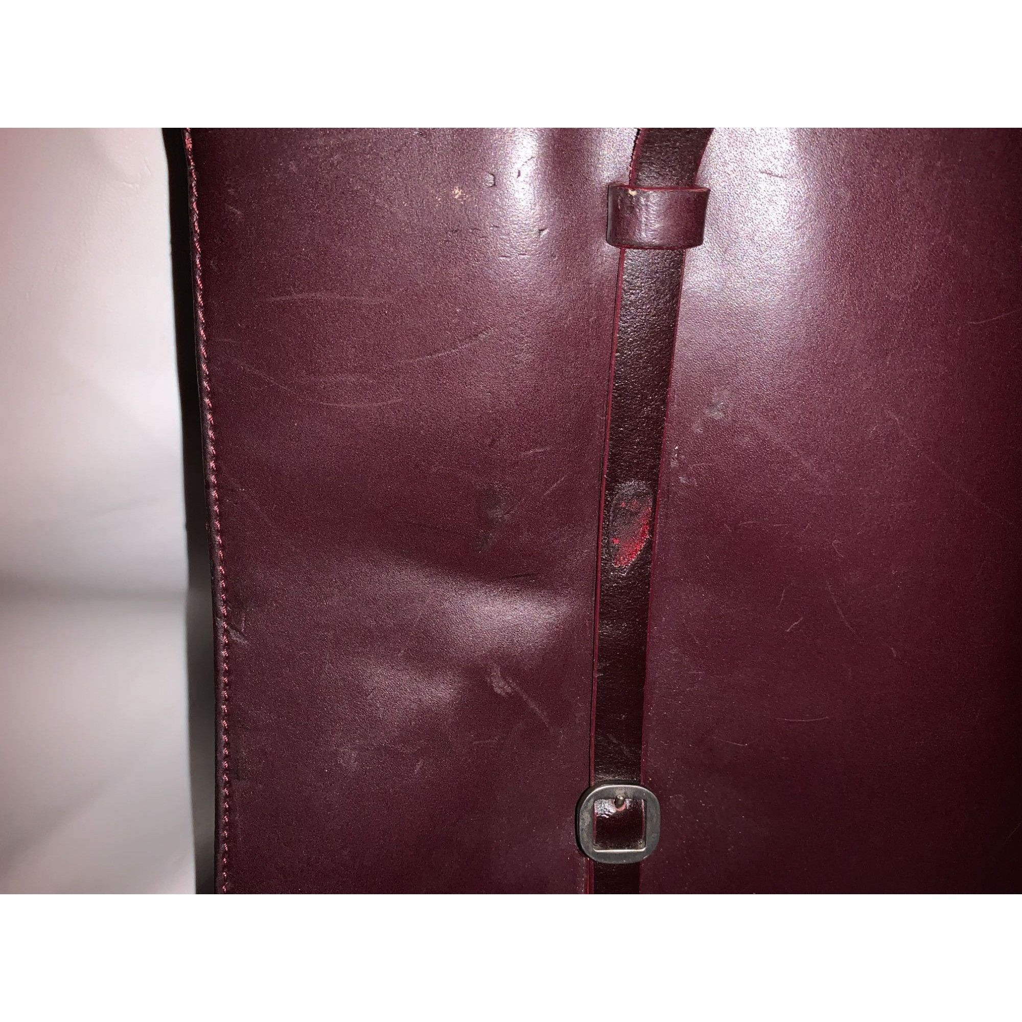 Vintage Francesco Biasia burgandy leather Purse (SEE PICTURES) Size ONE SIZE - 3 Thumbnail