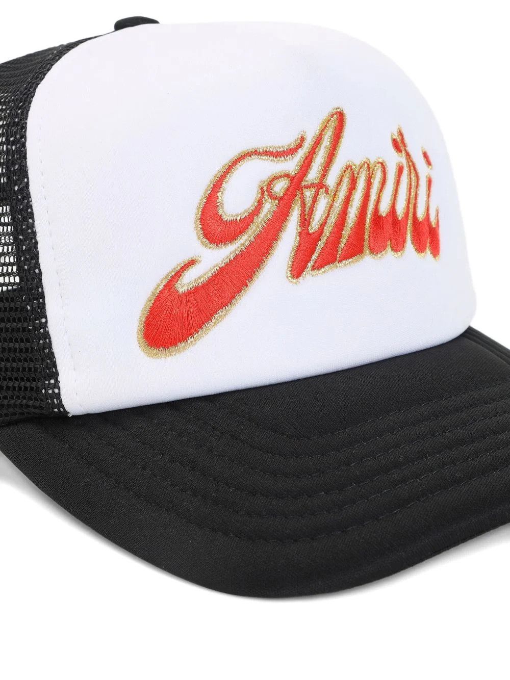 Amiri os11x0226 Size: OS / Logo-Embroidered Hat / Cap Black/White Size ONE SIZE - 3 Thumbnail