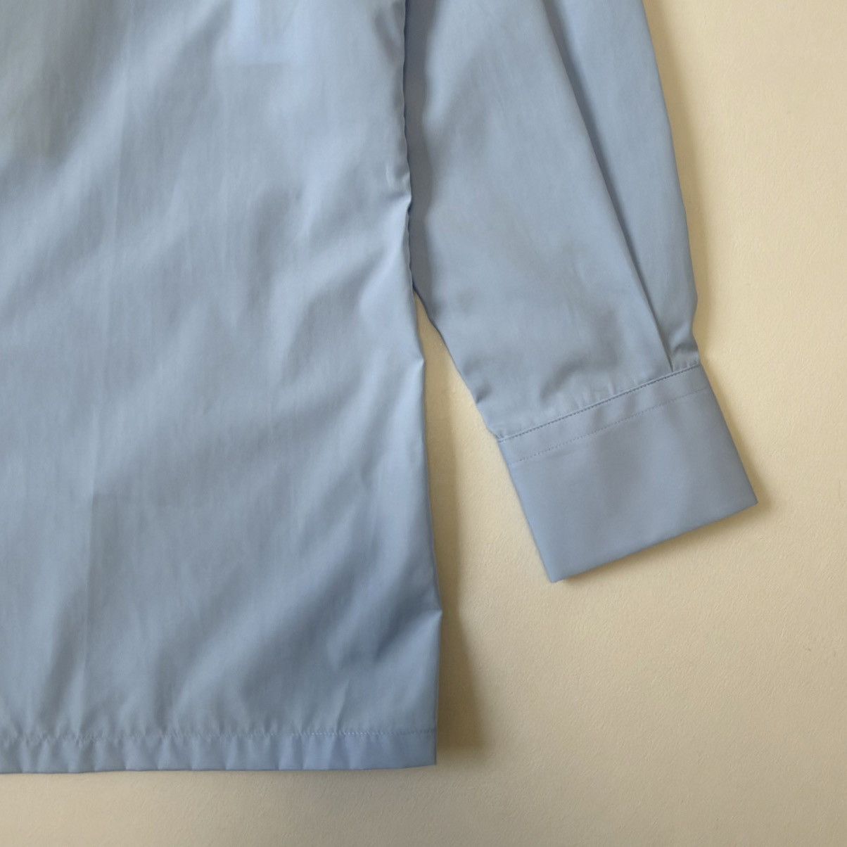 Prada S/S 24 Light Blue Cotton Boxy Fit Shirt Size US S / EU 44-46 / 1 - 10 Thumbnail