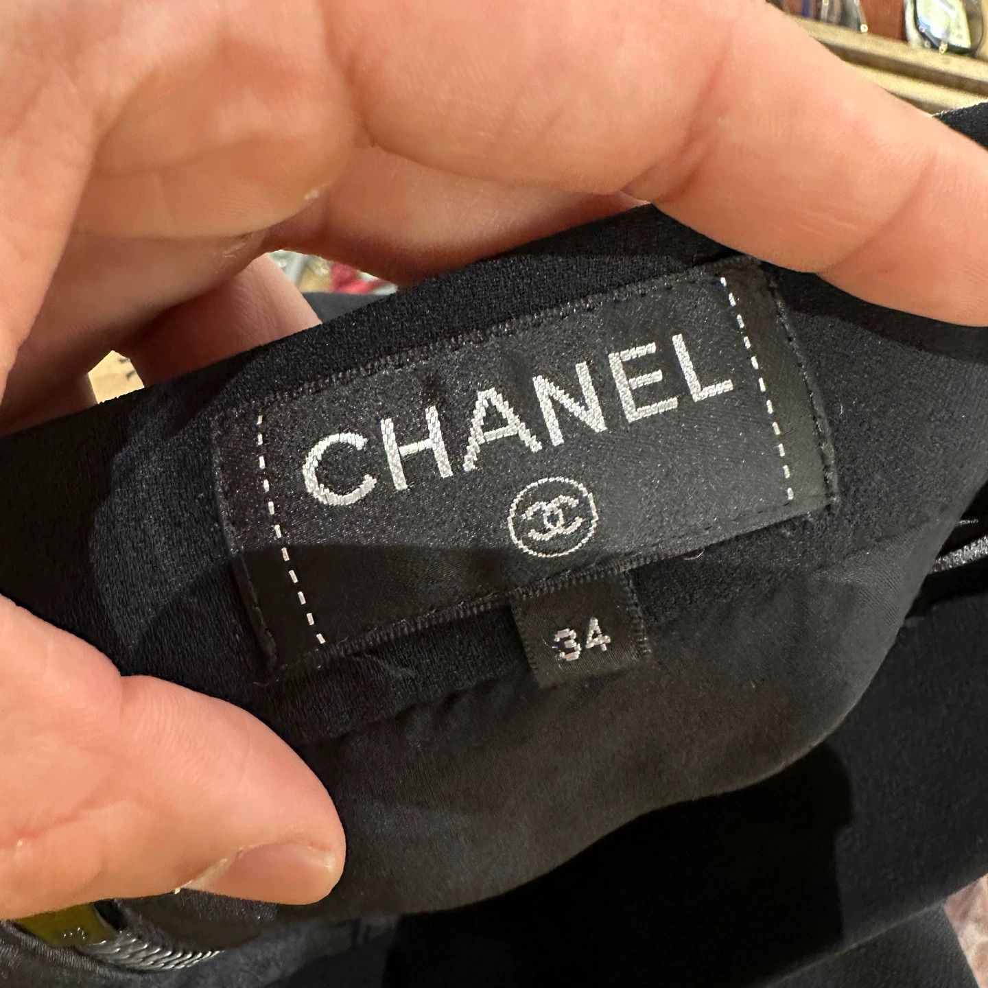 Chanel Chanel feb513 silk zipper skirt 34 Size XS / US 0-2 / IT 36-38 - 3 Thumbnail