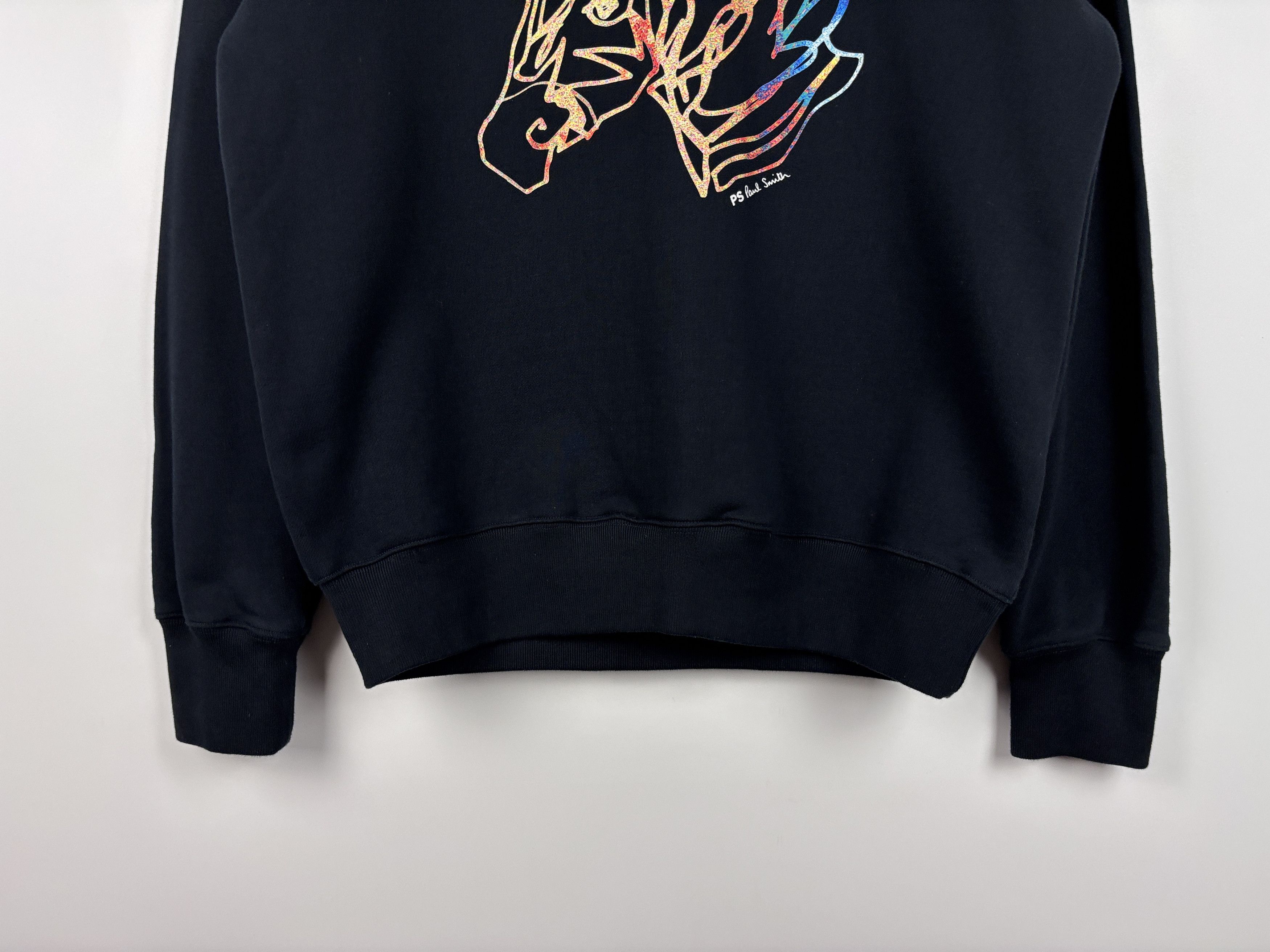 Paul Smith Paul Smith Zebra Big Logo Sweatshirt Organic Cotton Black S Size US S / EU 44-46 / 1 - 3 Thumbnail
