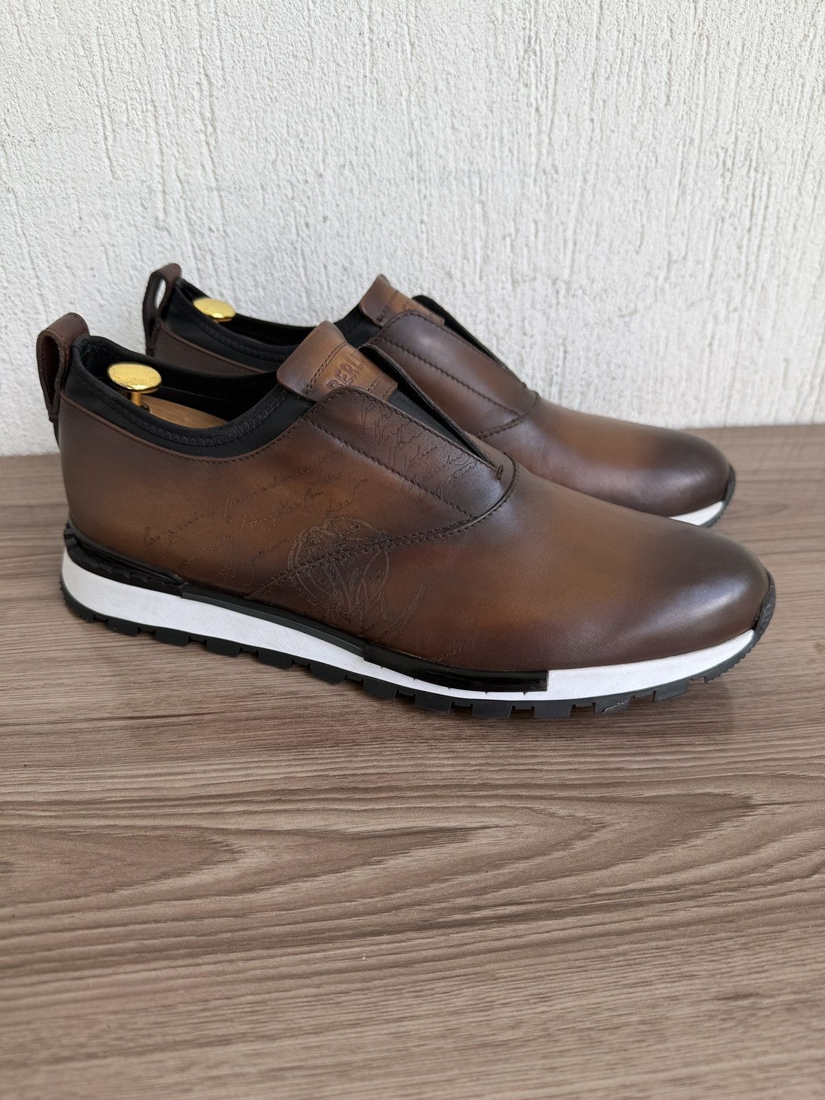Berluti Fast track scritto slip on Size US 11 / EU 44 - 1 Thumbnail