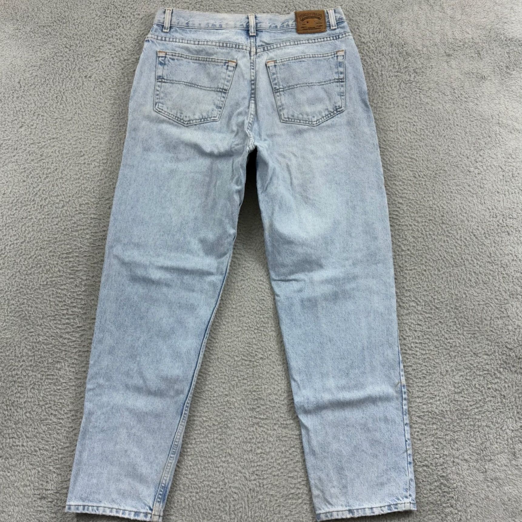 Tommy Hilfiger VINTAGE Tommy Hilfiger Jeans Mens 34x32 Baggy Loose Fit 90s Denim Light Washed Blue Cotton 5-Pocket Logo Mens Size US 34 / EU 50 - 6 Thumbnail
