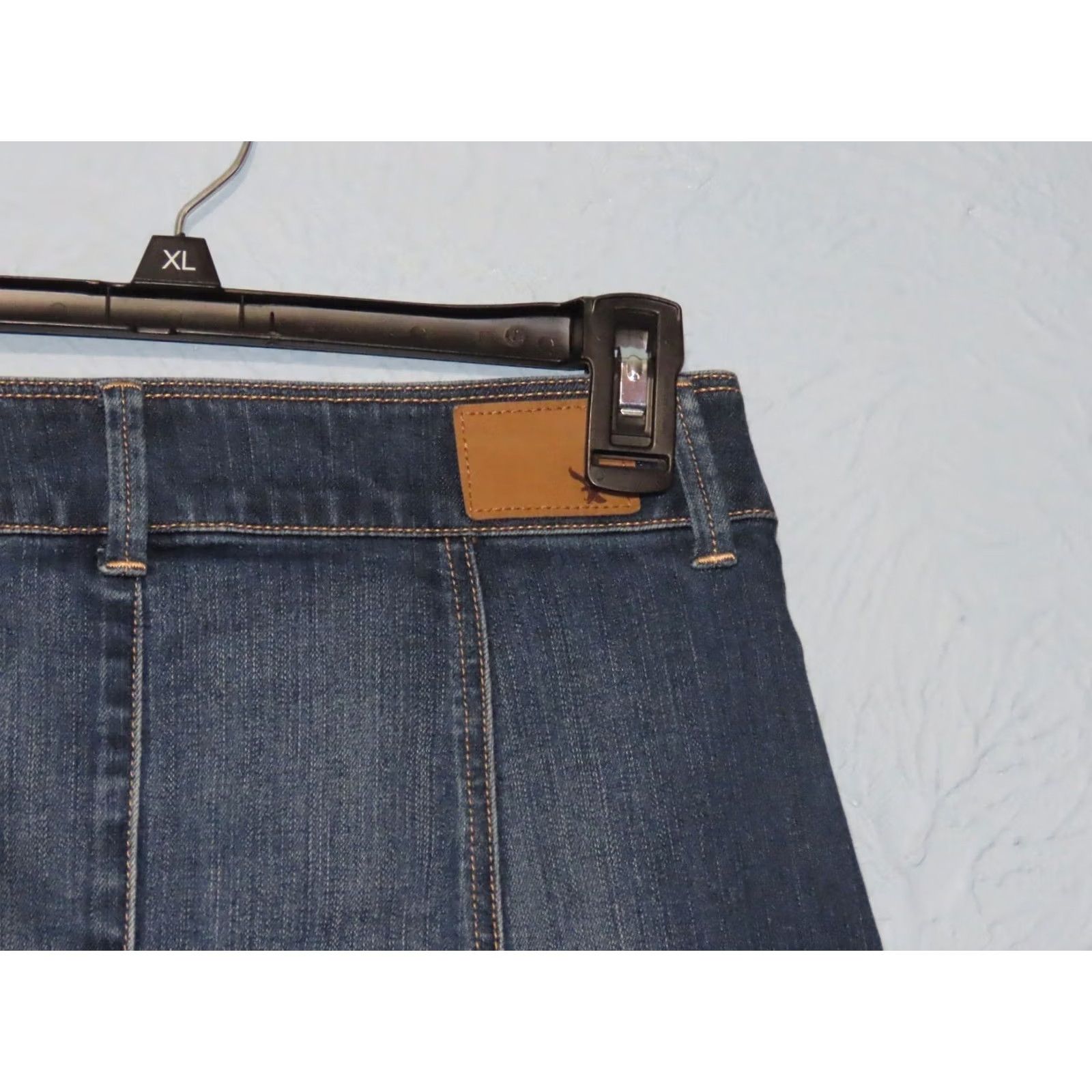 American Eagle Outfitters American Eagle Denim Mini Skirt Blue Button - 2 Pocket Size 26" / US 2 / IT 38 - 6 Thumbnail