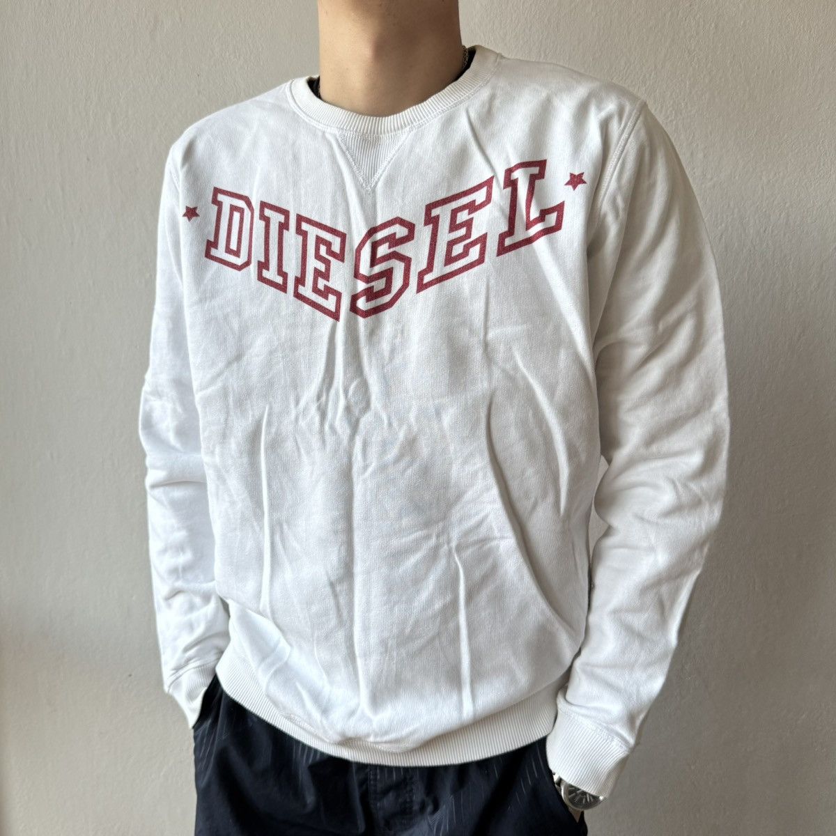 Diesel Vintage diesel crewneck sweatshirt hoodie big logo y2k Size US M / EU 48-50 / 2 - 1 Thumbnail