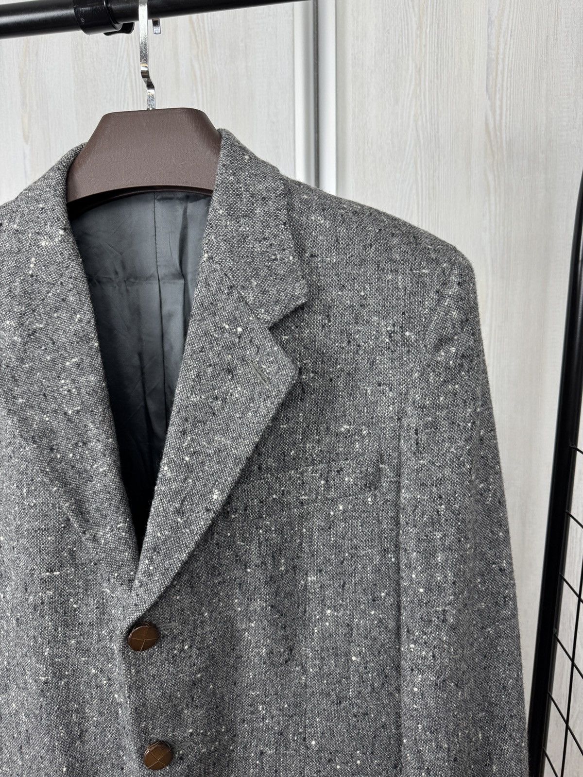 Yves Saint Laurent Yves Saint Laurent x Lanificio Paoletti wool tweed blazer 46 Size 36R - 4 Thumbnail