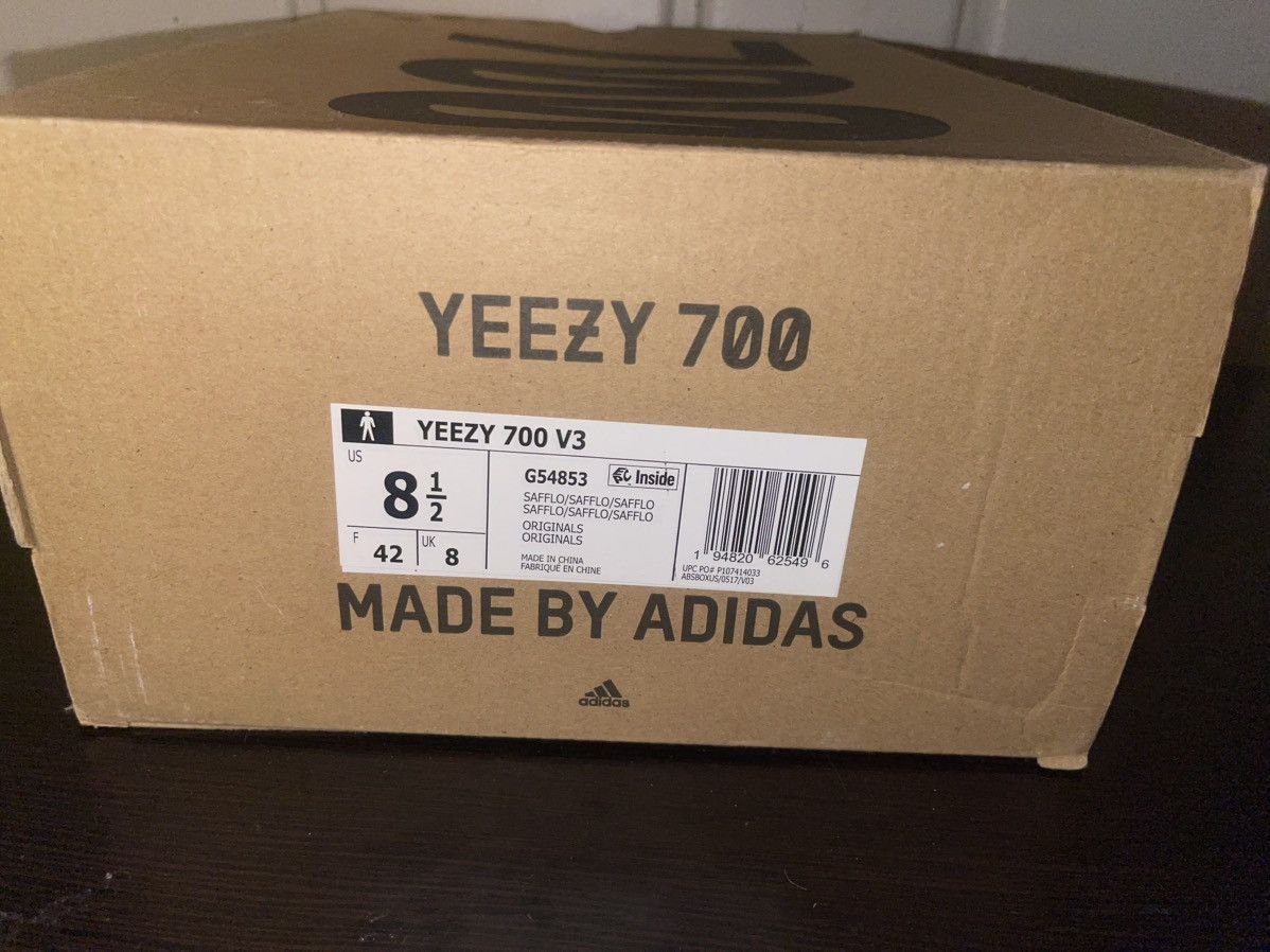 Adidas × Yeezy YEEZY 700 V3 Safflower Size 8.5 Size US 8.5 / EU 41-42 - 6 Thumbnail
