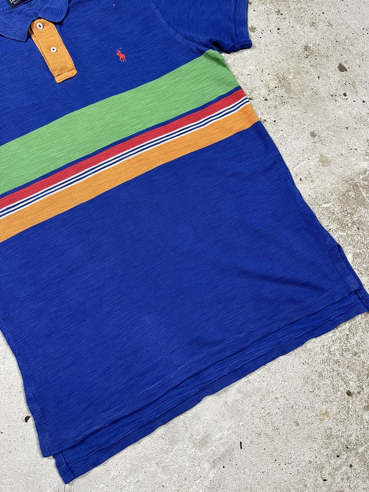 Polo Ralph Lauren Vintage y2k Polo Ralph Lauren Striped Polo Tee T Shirt Size US M / EU 48-50 / 2 - 3 Thumbnail