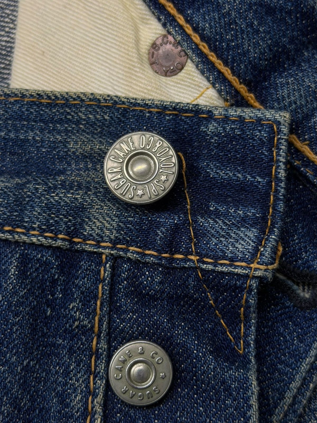 Sugar Cane Vintage Sugar Cane Toyo & Co Selvedge Denim Jeans | W29 Size US 29 - 13 Thumbnail