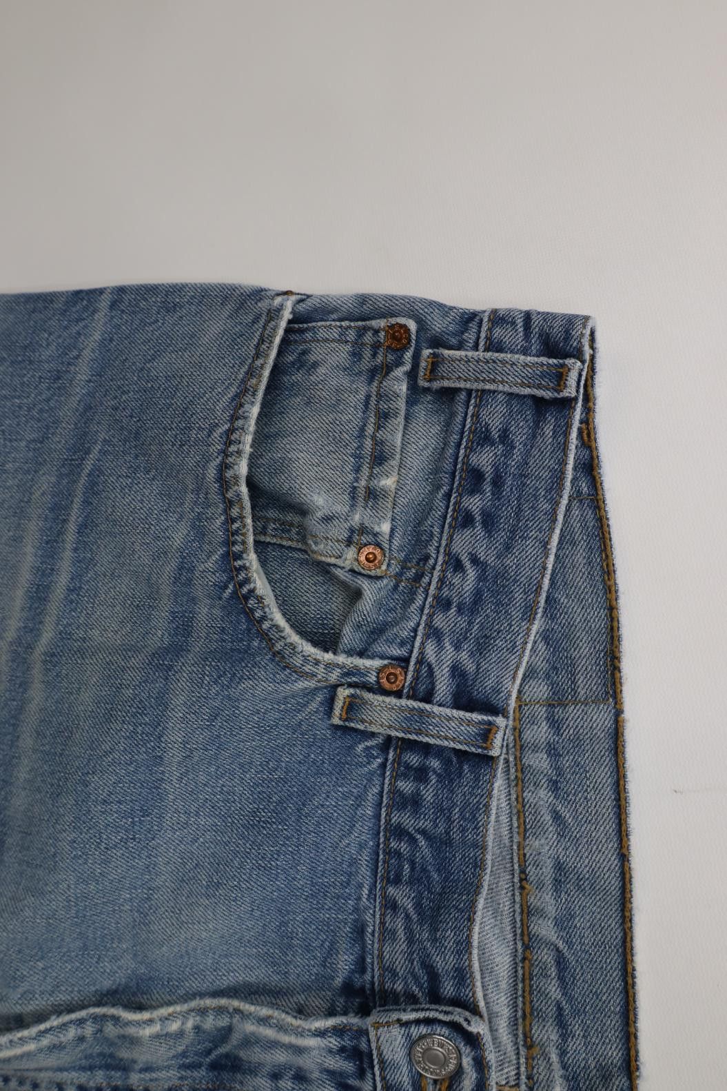Levi's Vintage 90s Levis 550 Relaxed Fit Denim Jeans Blue Size US 42 / EU 58 - 8 Thumbnail