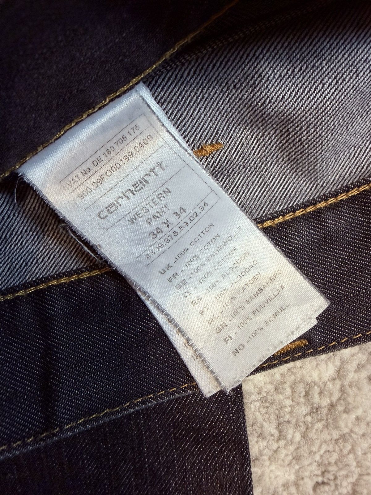 Carhartt Vintage Carhartt Wide Leg Jeans Japanese Hedi 424 CDG RRL Size US 34 / EU 50 - 15 Thumbnail