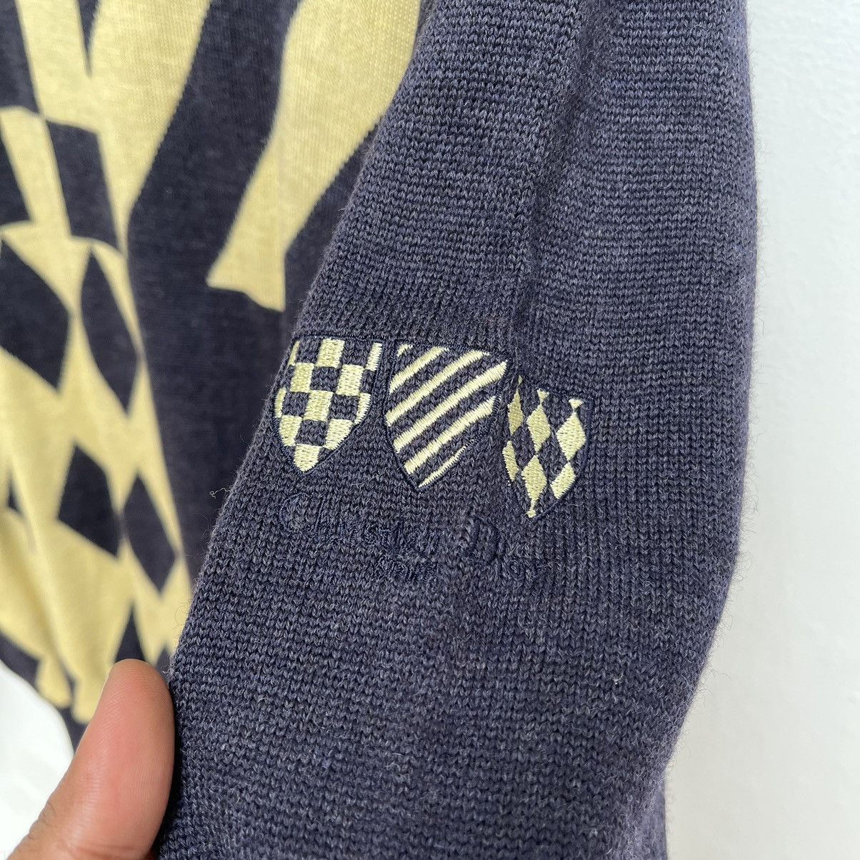 Christian Dior Monsieur Rare Christian Dior Sports Knitwear Chekered Size US M / EU 48-50 / 2 - 4 Thumbnail