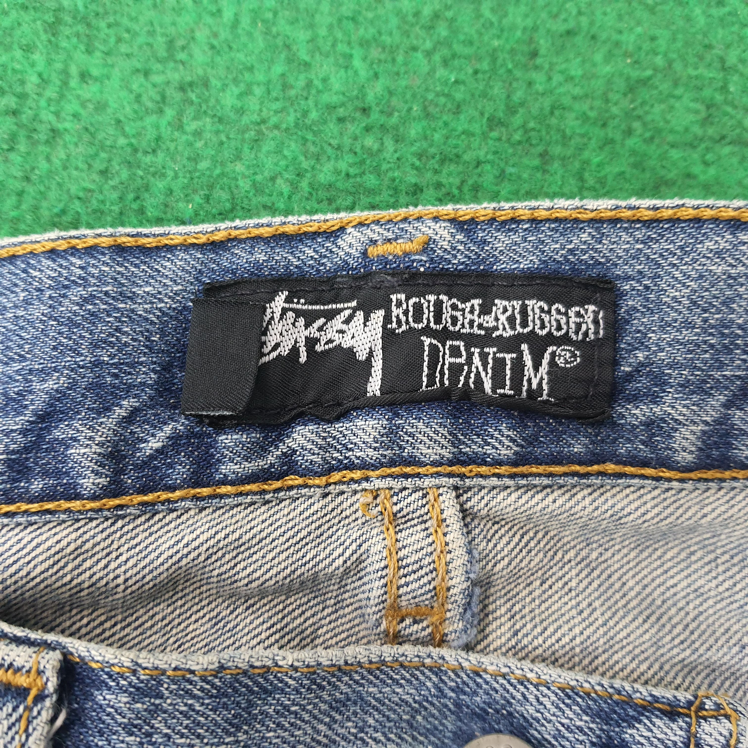 Stussy Vintage Stussy Rough n Rugged Denim Custom Logo Jeans C228N9 Size US 31 - 8 Thumbnail