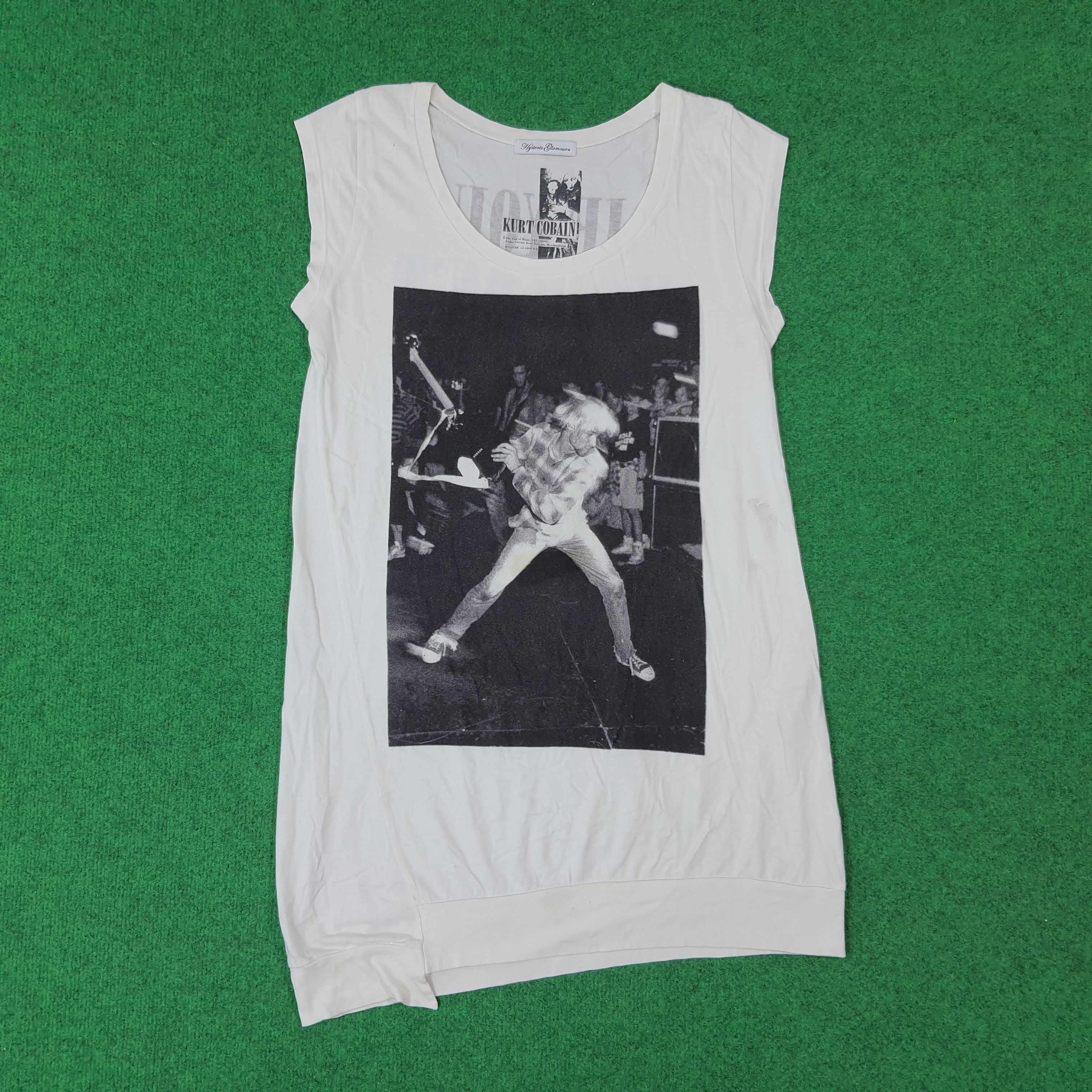 Hysteric Glamour Vintage Hysteric Glamour Kurt Cobain Nirvana TankTop C276N34 Size S / US 4 / IT 40 - 1 Thumbnail