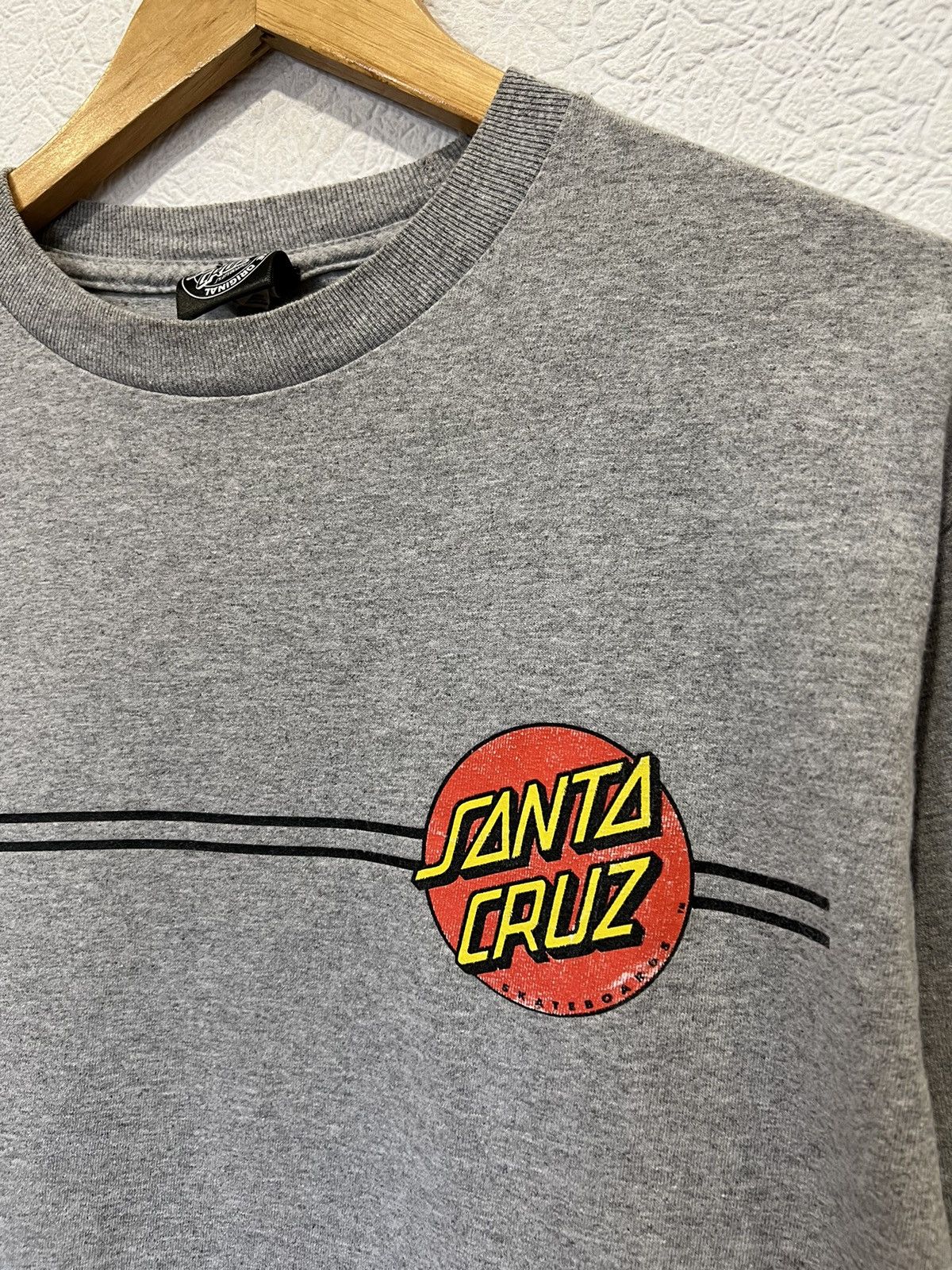 Santa Cruz Skateboards Santa Cruz Grey Longsleeve T Shirt Size US M / EU 48-50 / 2 - 3 Thumbnail