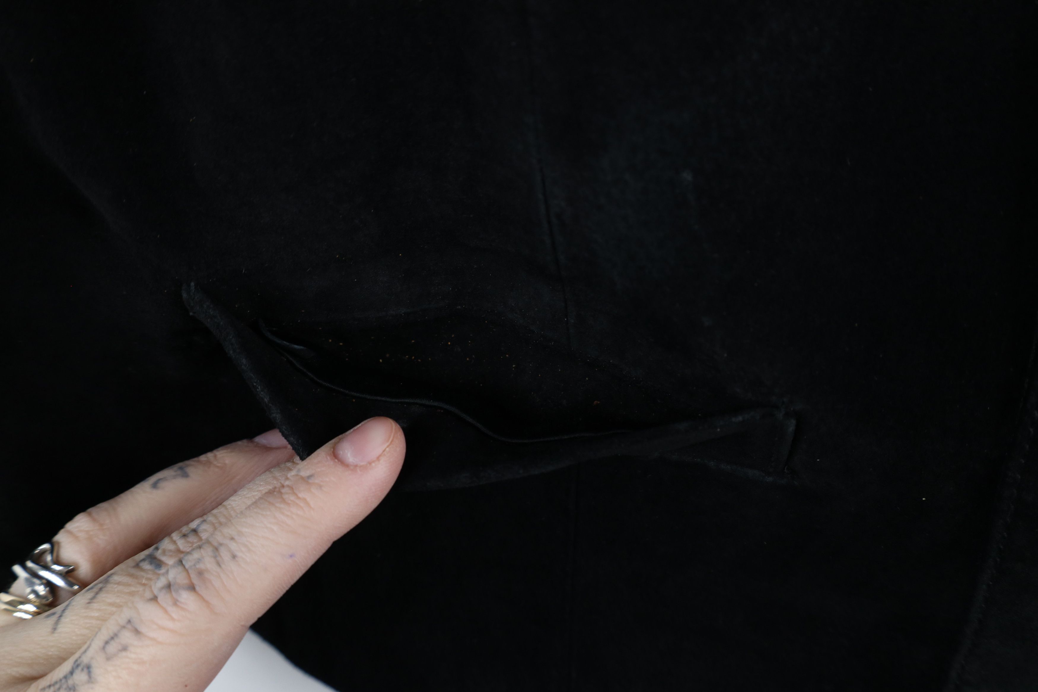 Vintage Vintage 90s Scully Suede Leather Western Vest Jacket Black Size US L / EU 52-54 / 3 - 8 Thumbnail
