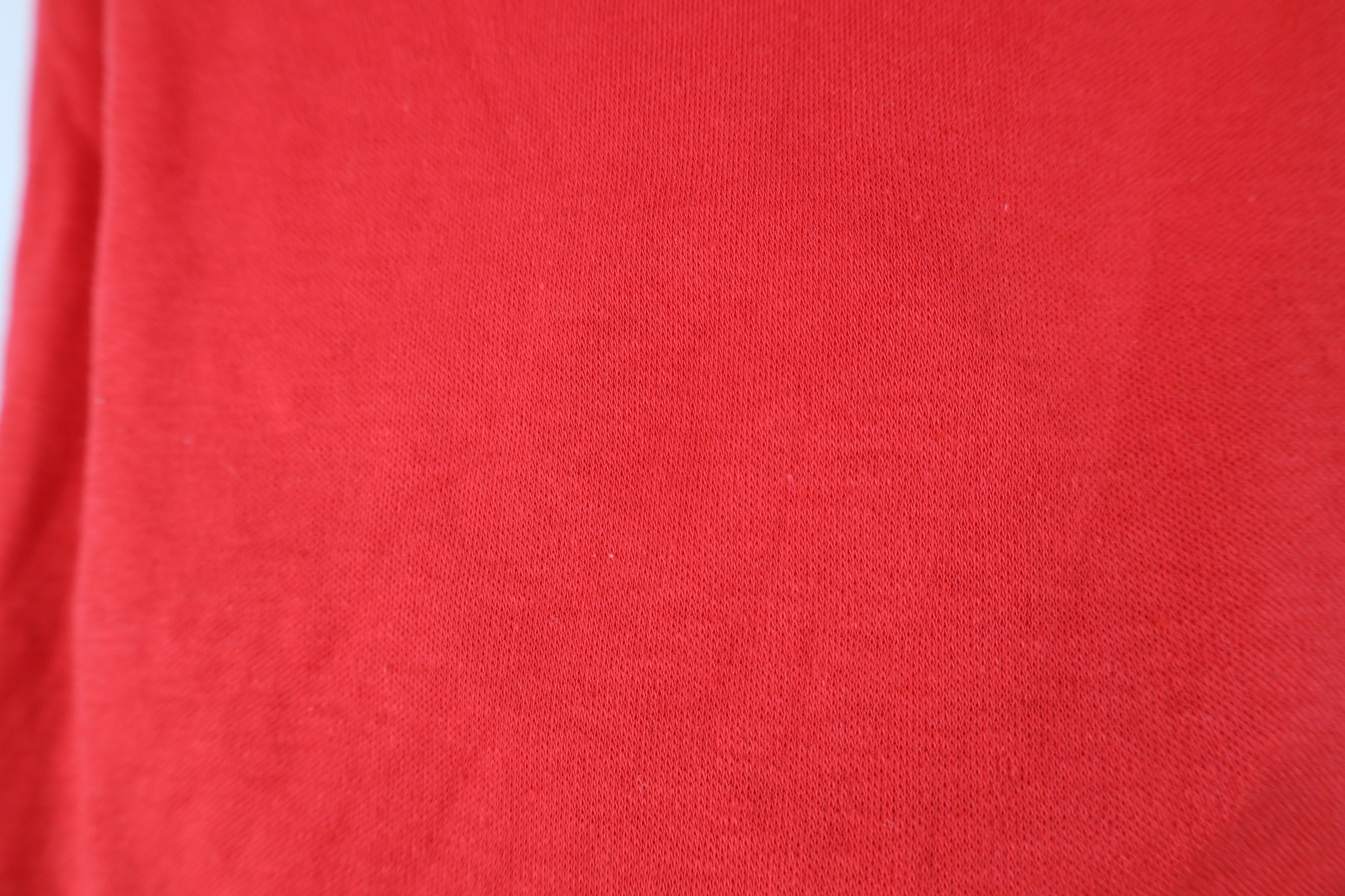 Vintage Vintage 70s Streetwear Blank Knit Tank Top T-Shirt Red USA Size XS / US 0-2 / IT 36-38 - 8 Thumbnail
