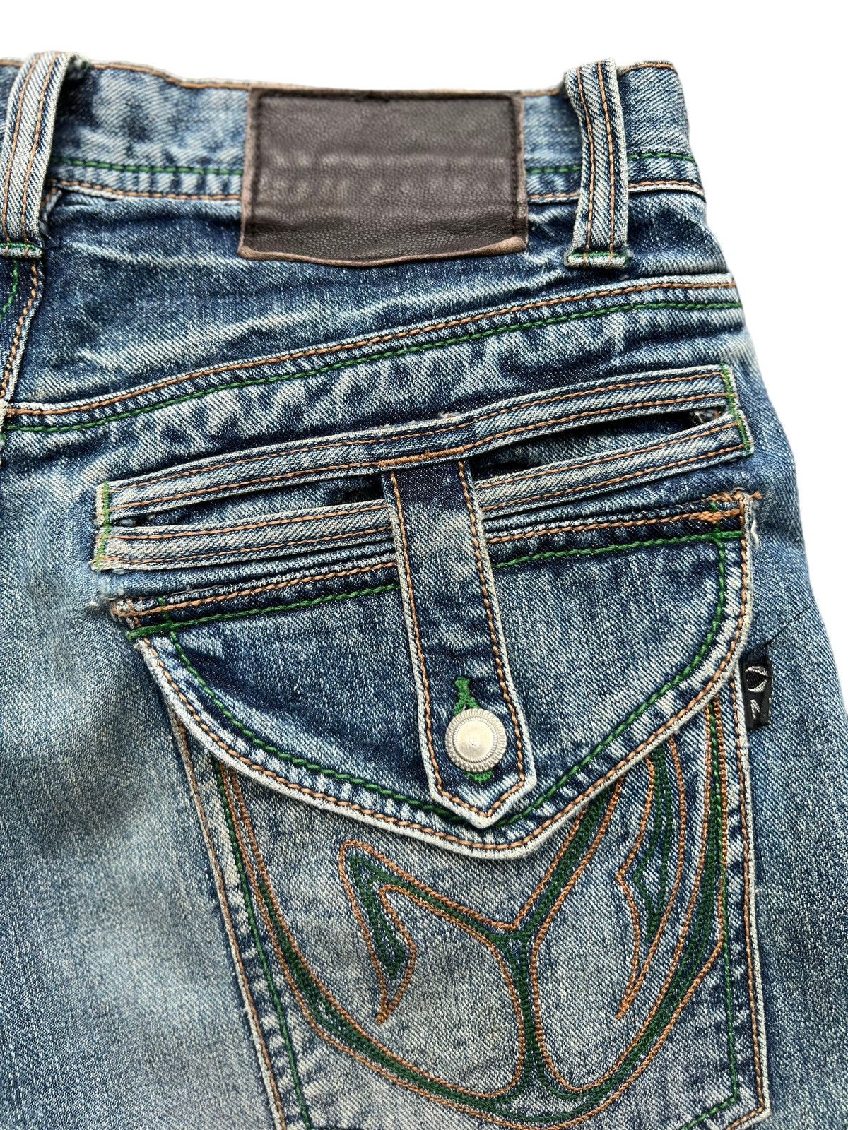 Other Morgan Japan Distressed Multipocket Punk Denim Jeans 31x32.5 Size US 31 - 9 Thumbnail