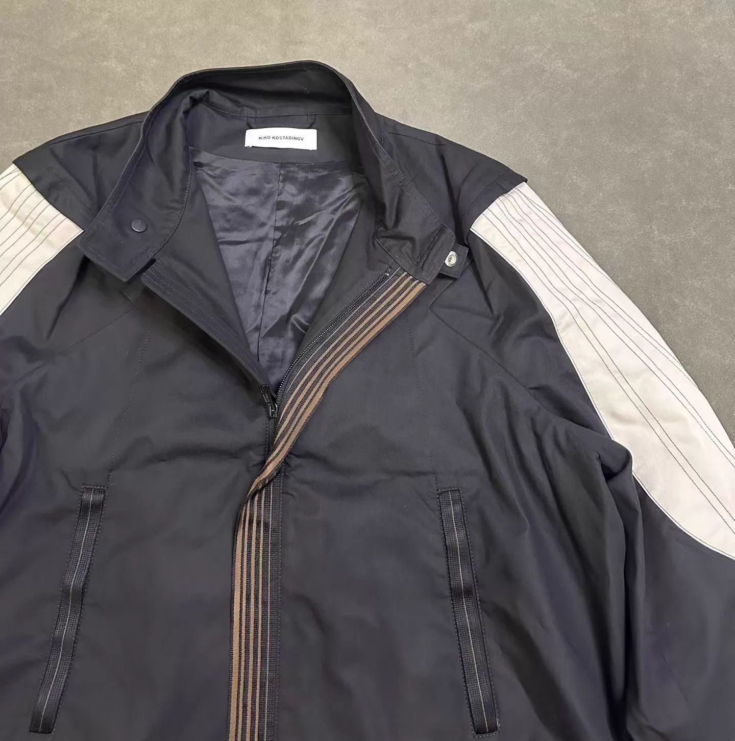 Kiko Kostadinov Kiko Kostadinov 25ss Solix Jacket B&W Colorblock Collar 48 Size US M / EU 48-50 / 2 - 3 Thumbnail