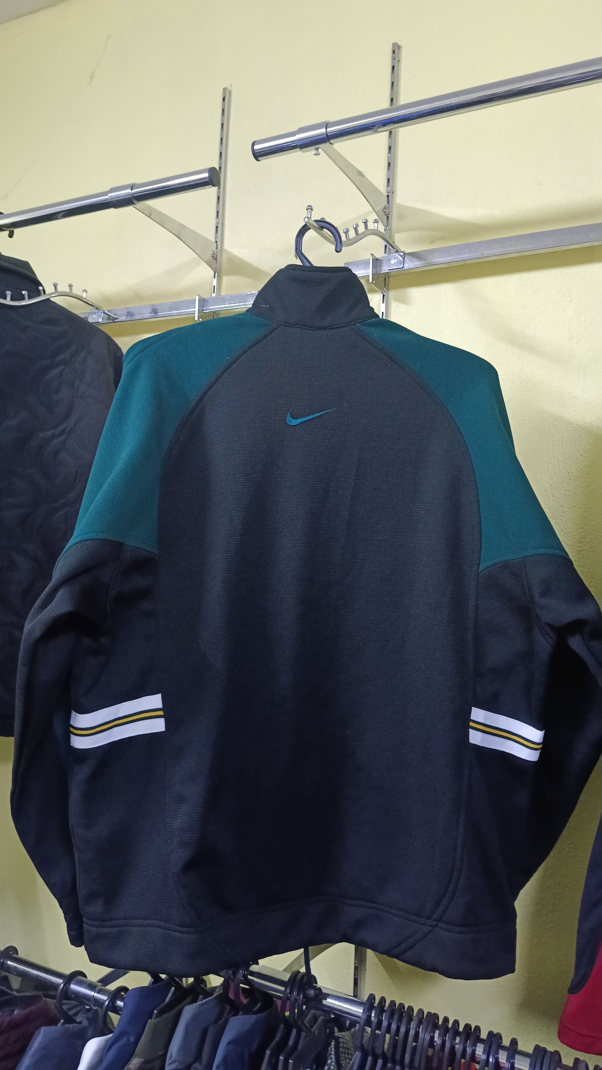 Nike × Vintage 🔥 Rare Vintage Button Up Nike Basketball Track Top Size US M / EU 48-50 / 2 - 2 Thumbnail