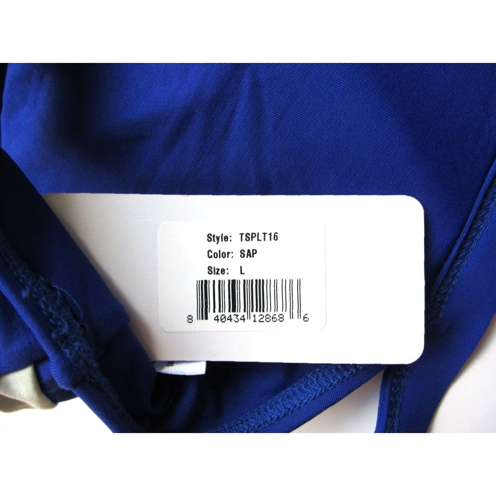 Vintage NWT L Space Monica Wise Blue White Strappy Bikini Swim Top Women Large Size L / US 10 / IT 46 - 3 Thumbnail