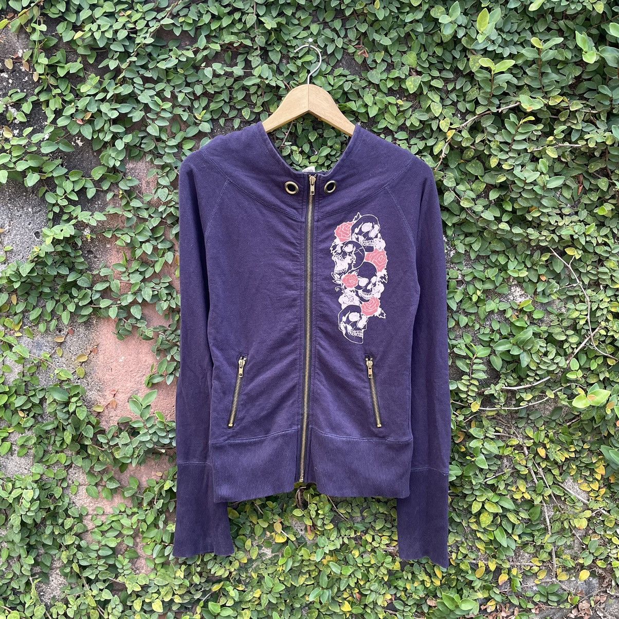 D.I.A RoseSkull Hoodie Y2K