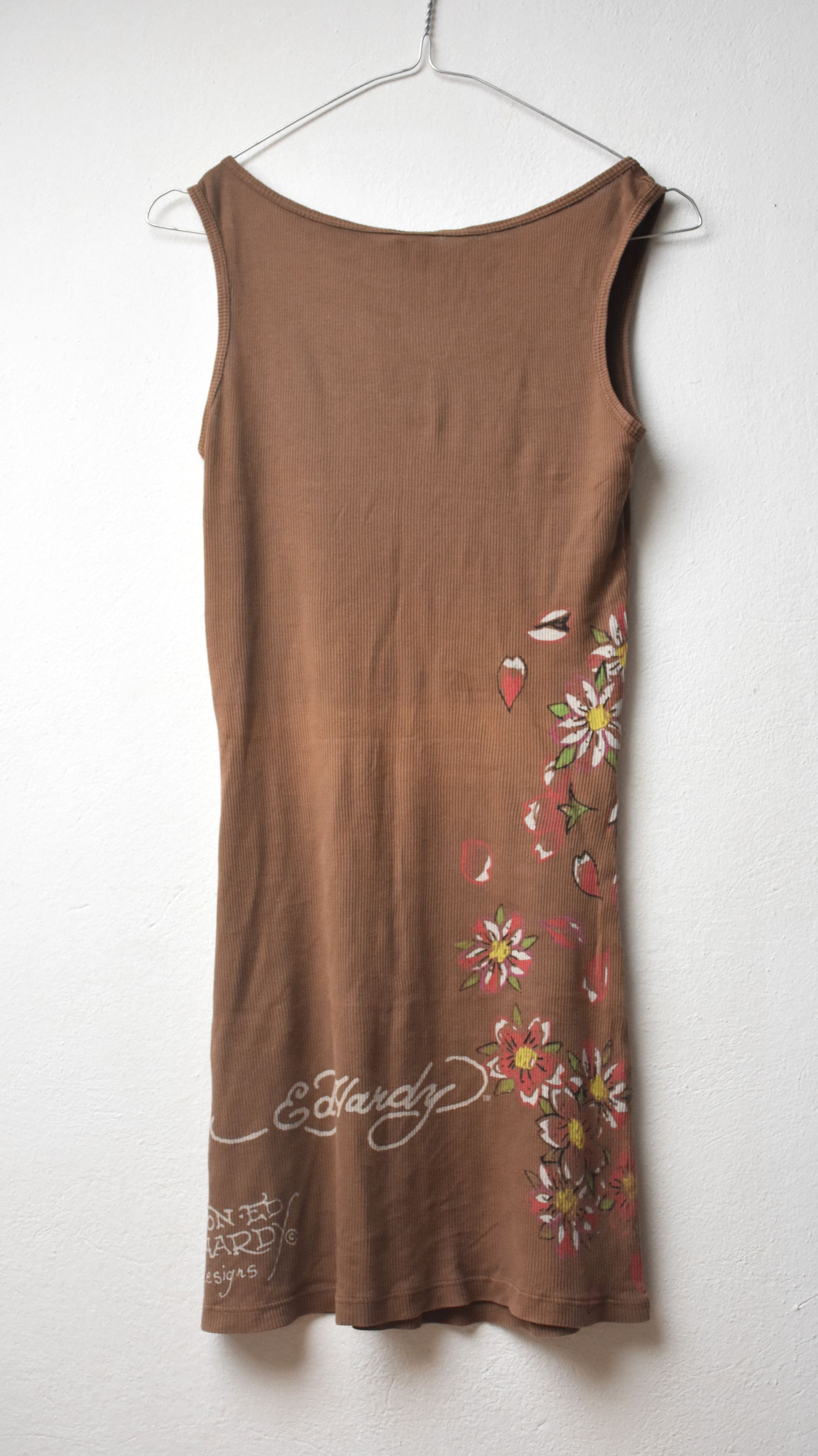 Christian Audigier vintage Ed Hardy summer night dress t-shirt skull rose Size ONE SIZE - 4 Thumbnail