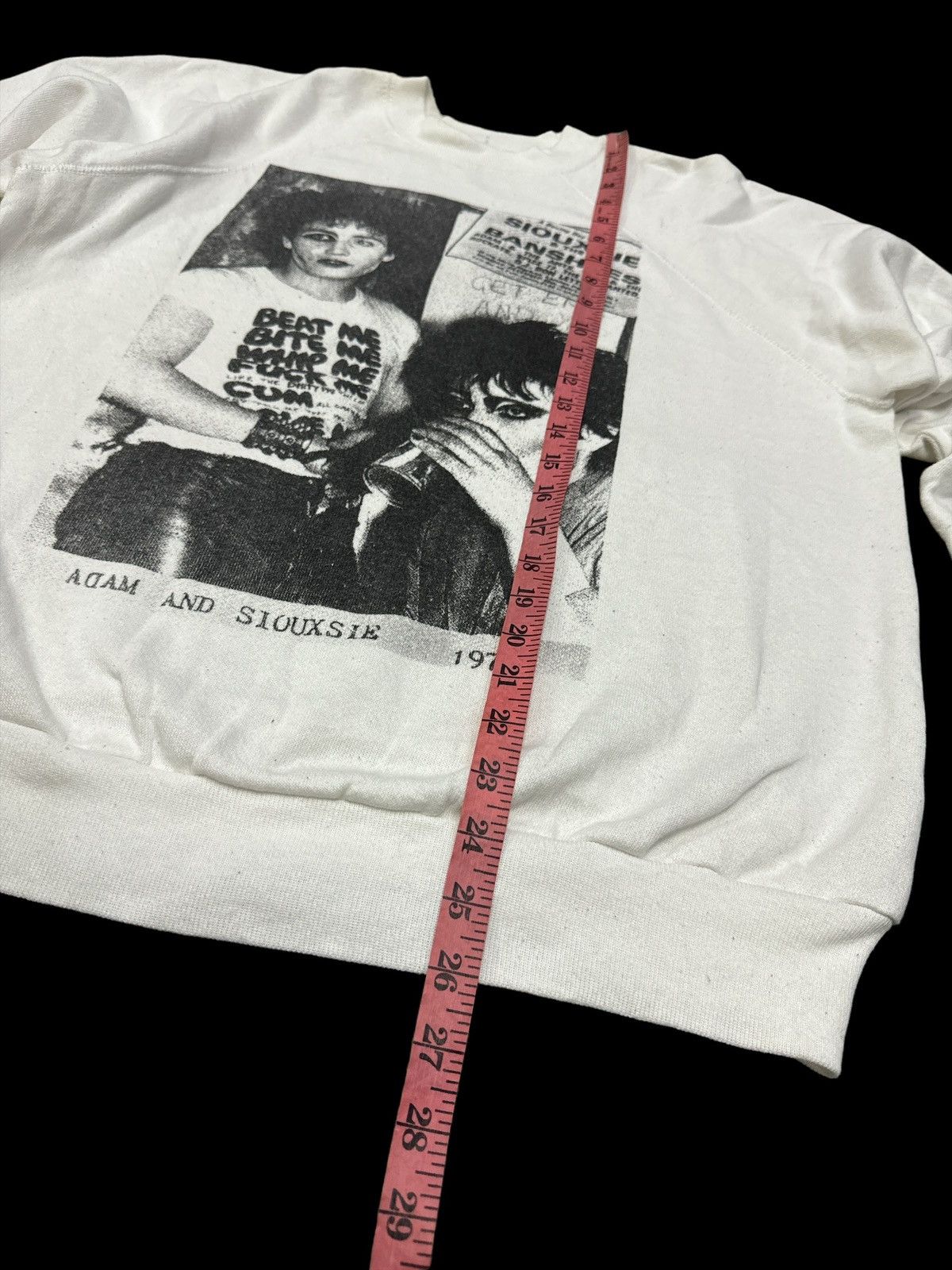 Band Tees VINTAGE 1980s ADAM AND THE ANTS AND SIOUXSIE SWEATSHIRT Size US L / EU 52-54 / 3 - 8 Thumbnail