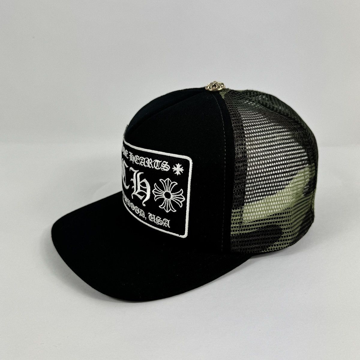 Chrome Hearts LOGO EMBROIDERED CAMOFLOUAGE TRUCKER CAP RARE Size ONE SIZE - 3 Thumbnail